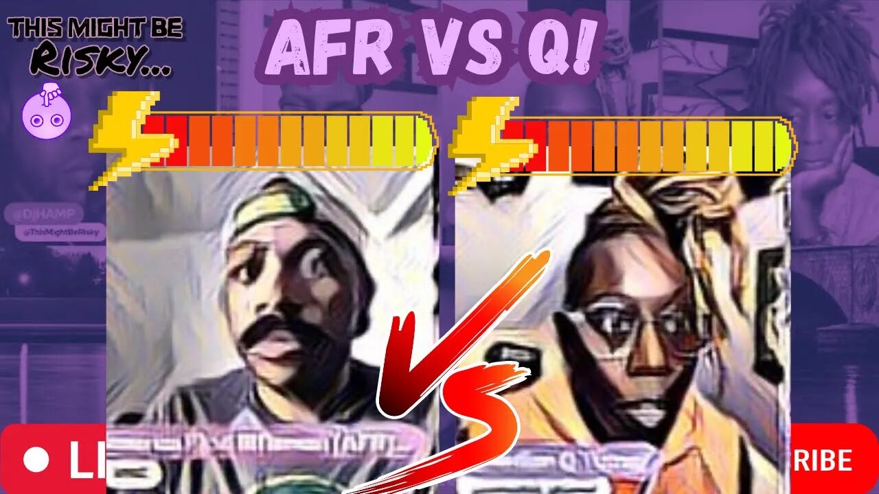 AFR LOSES IT ON COMEDIAN Q! HE GETS TIRED OF HER RHETORIC! THEN THIS HAPPENS!