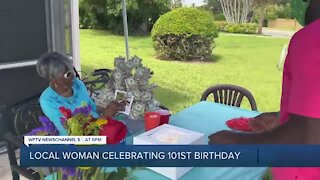 Tequesta woman celebrates 101st birthday with birthday parade