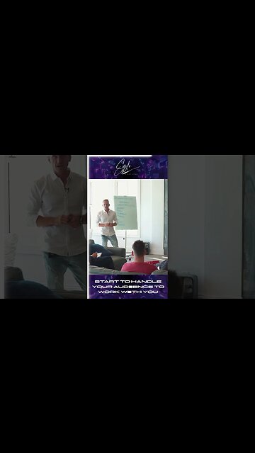 Start to Handle Your Audience to Work with You1 #shorts