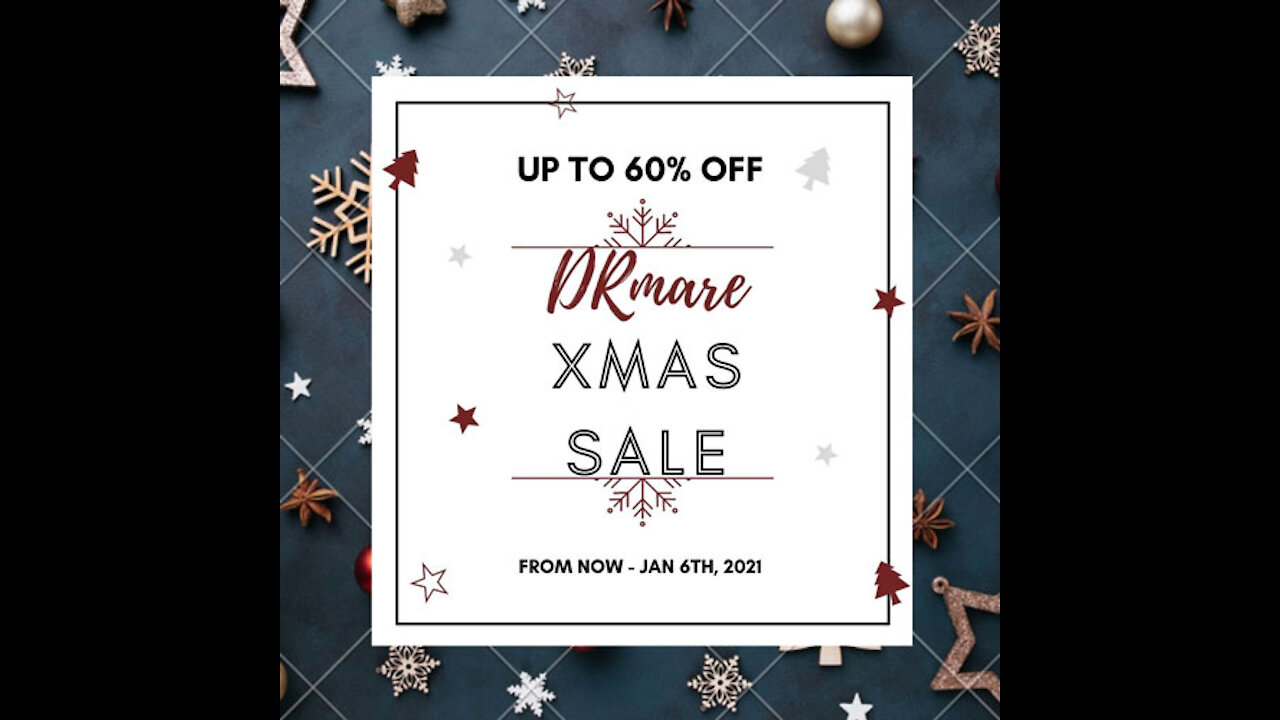 Get Free Gift at DRmare 2020 Christmas and New Year Party