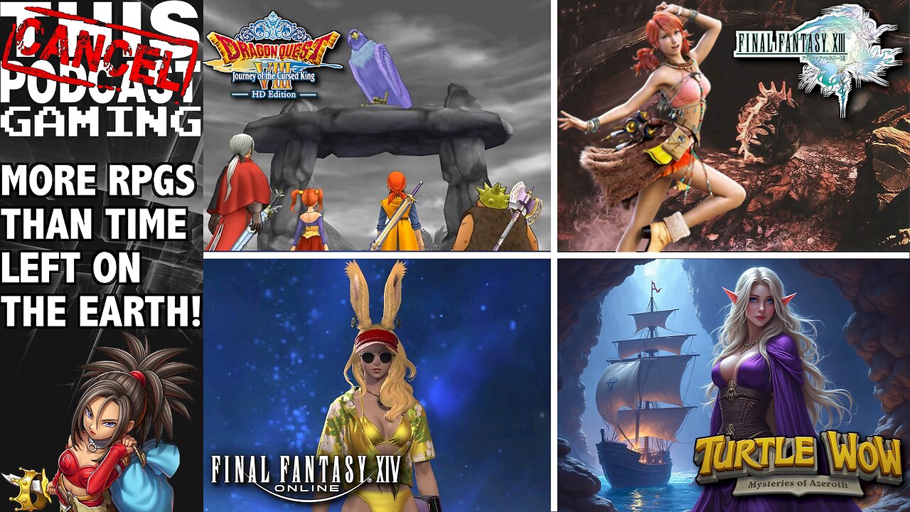 CTP Weekend Gaming: Final Fantasy XIII, XIV, Dragon Quest VIII, TurtleWoW & maybe more?