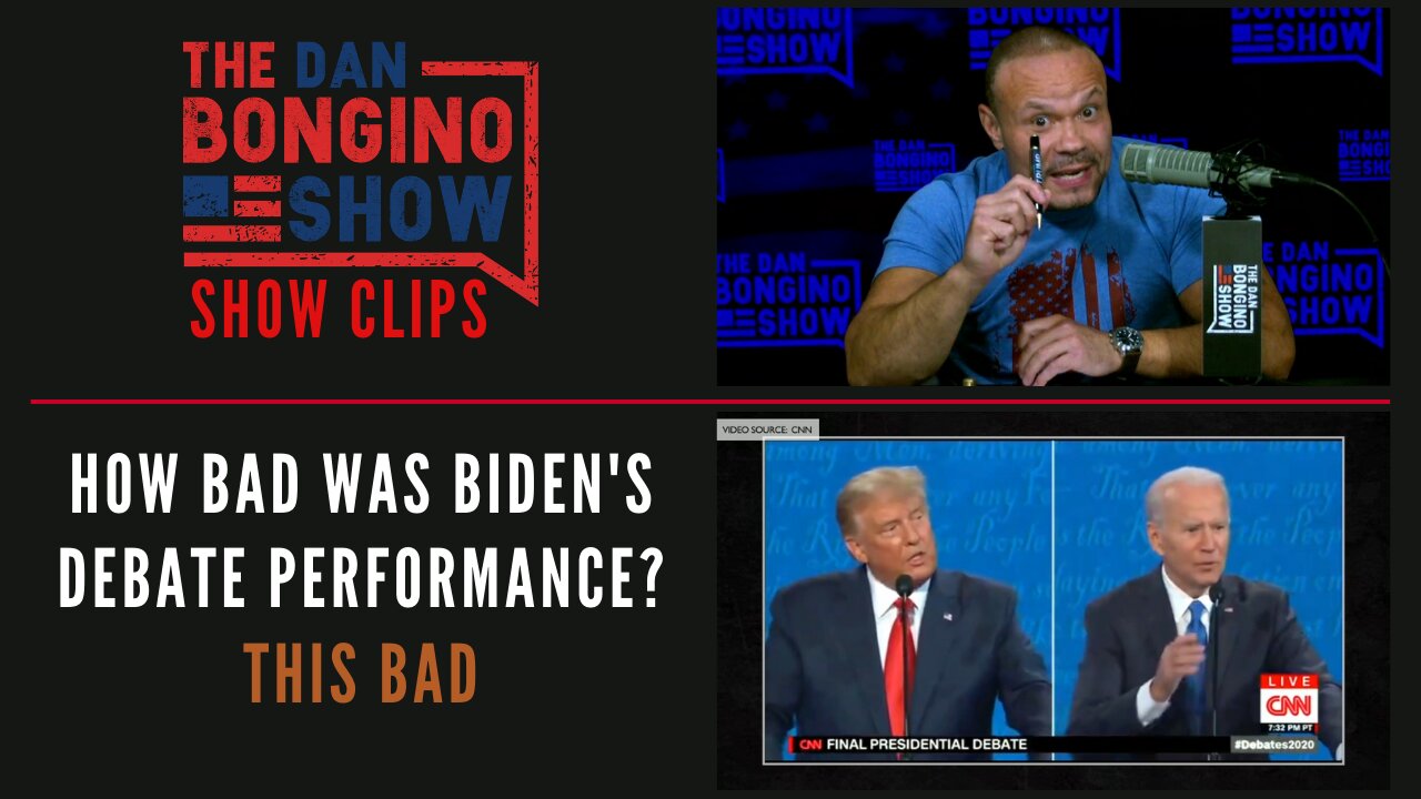 How Bad Was Biden's Debate Performance? This Bad - Dan Bongino Show Clips