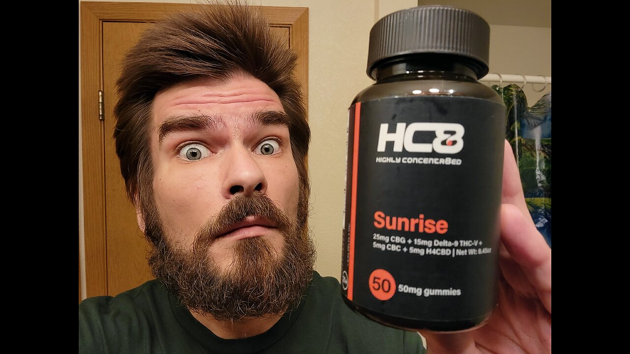 HC8 Sunrise Gummies are CRAZY Intense! (THCV + CBG + CBC + H4CBD)