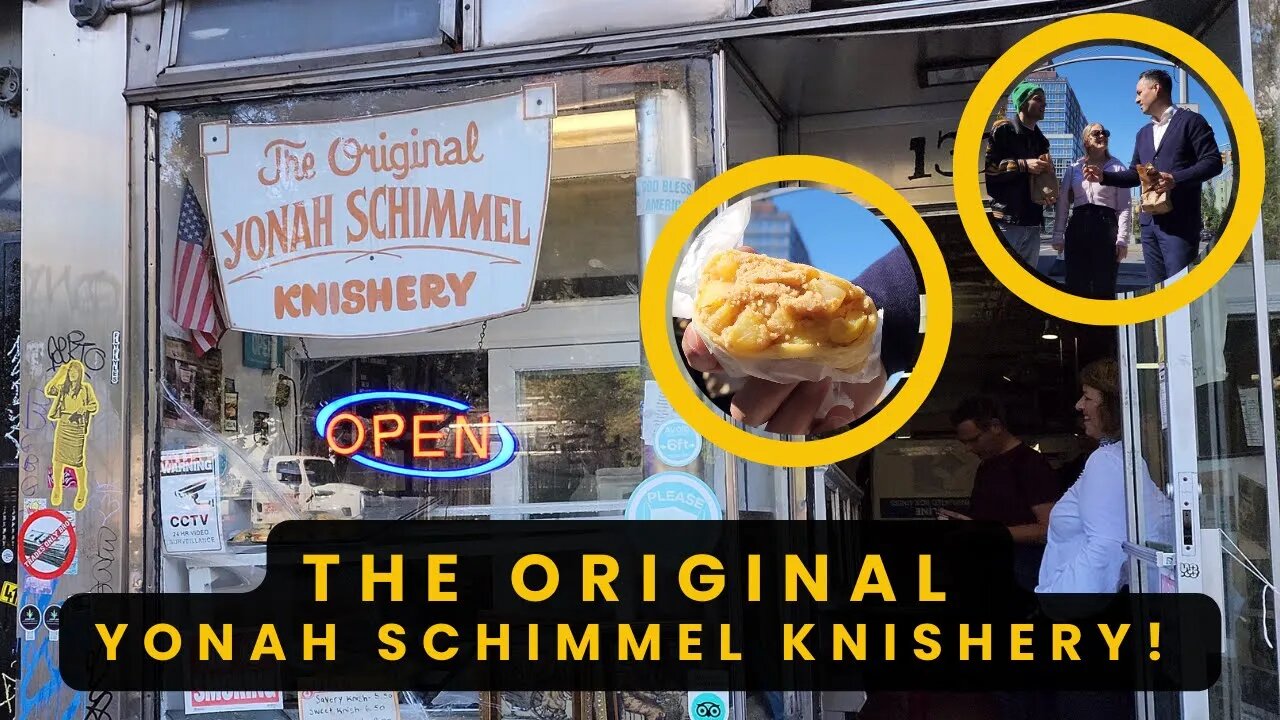 The Original Yonah Schimmel's Knishes! | NYC's Hot Dog Stands