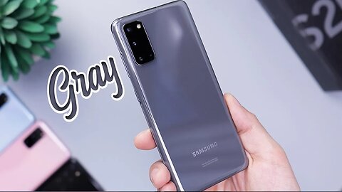 Gray Galaxy S20 Unboxing & First Impressions!