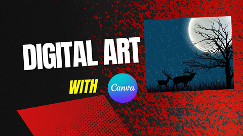 How to make a Digital art with Canva