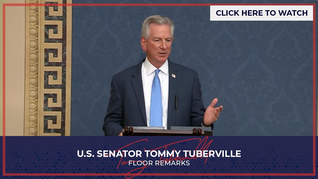 Senator Tuberville Speaks on Senate Floor about FY 2025 NDAA