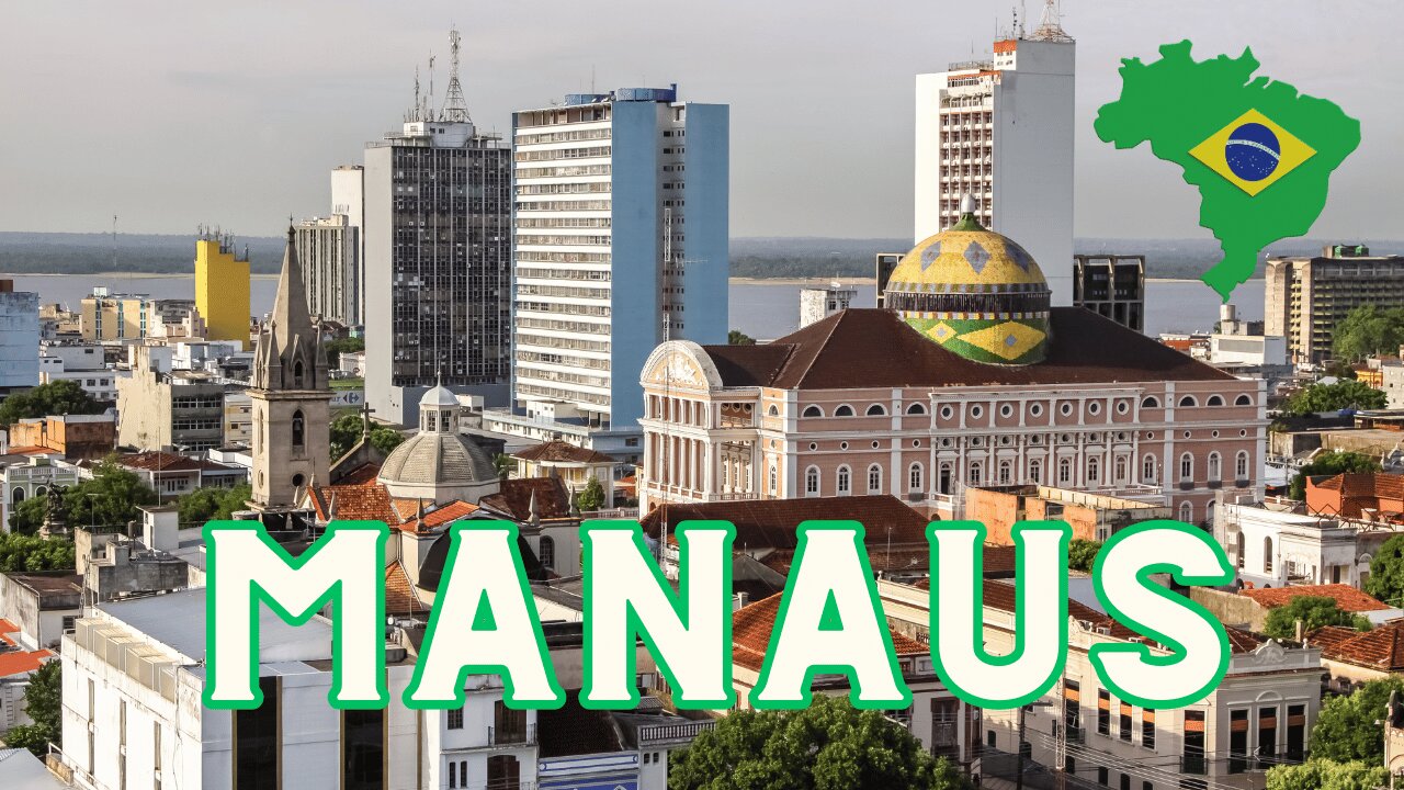 Manaus, Brazil 🇧🇷 _ 4K Drone Footage