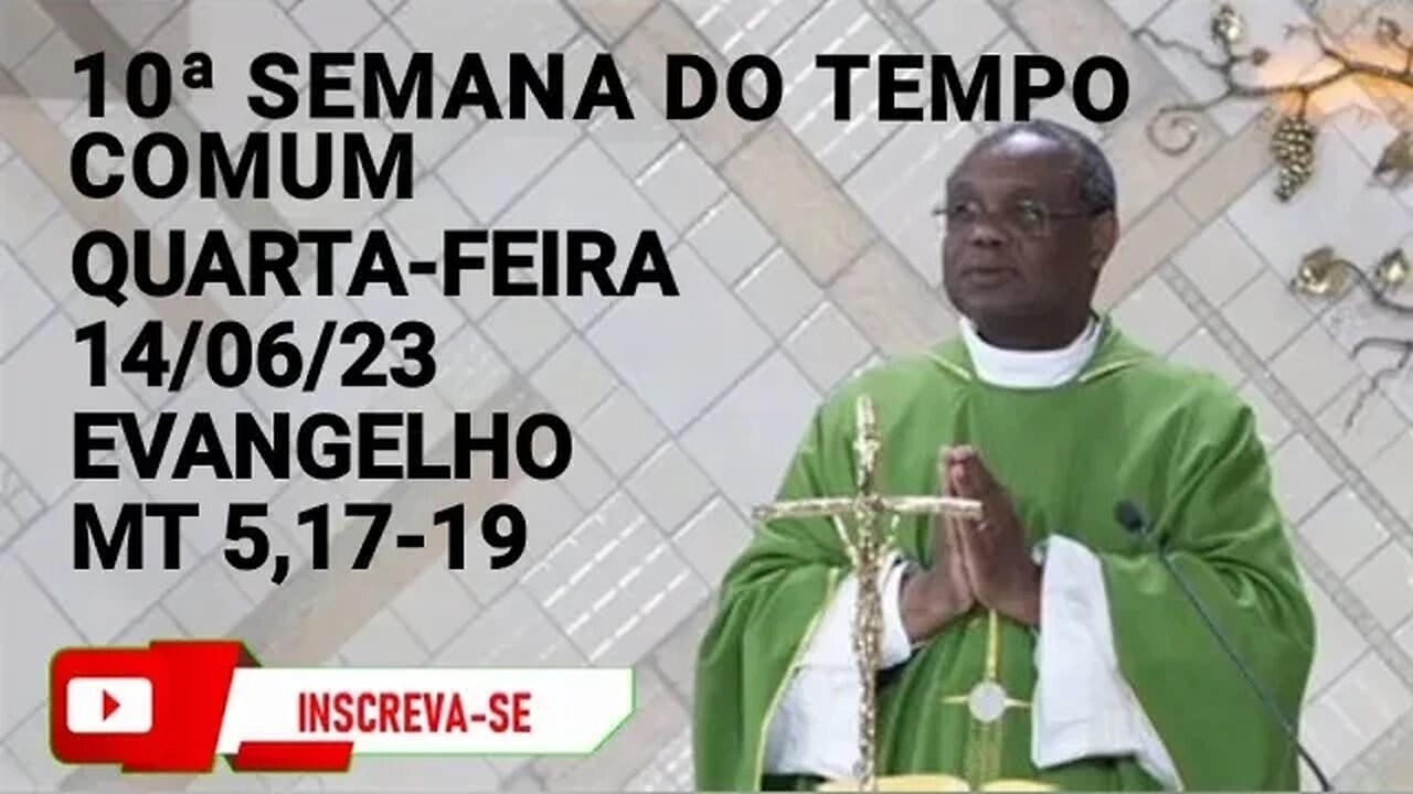 Homilia de Hoje | Padre José Augusto 14/06/23 Quarta-feira