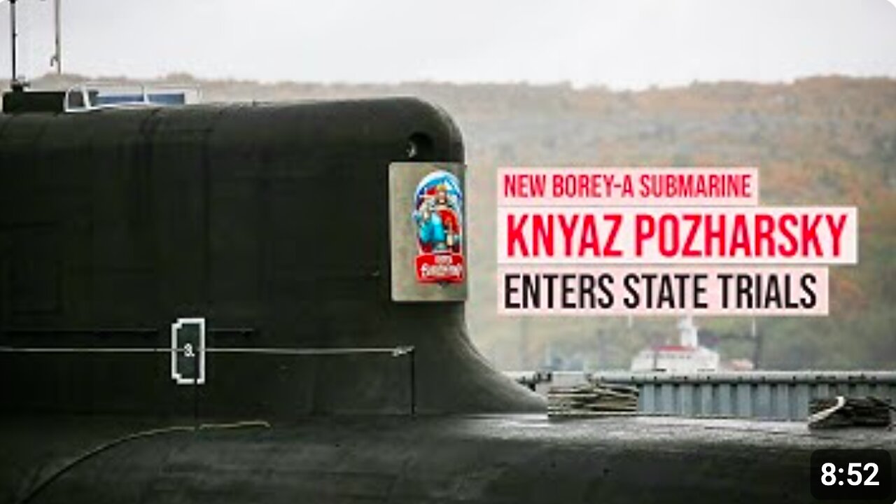 ⚓️🇷🇺 Finally! Russian New Strategic Nuclear-Powered Sub Knyaz Pozharsky Enters State Trials