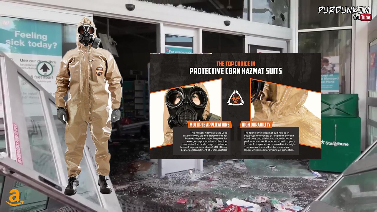 Prepper HAZMAT CBRN Suit For SHTF Event - Nuclear Tactical Chemical