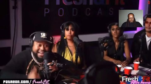 Butthurt DJ Akademiks Embarrassed A Chick... Made Her Walk Out Of @FreshandFit Podcast!