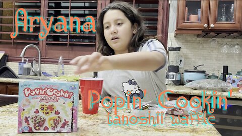 Aryana Makes Popin' Cookin' "tanoshii waffle"