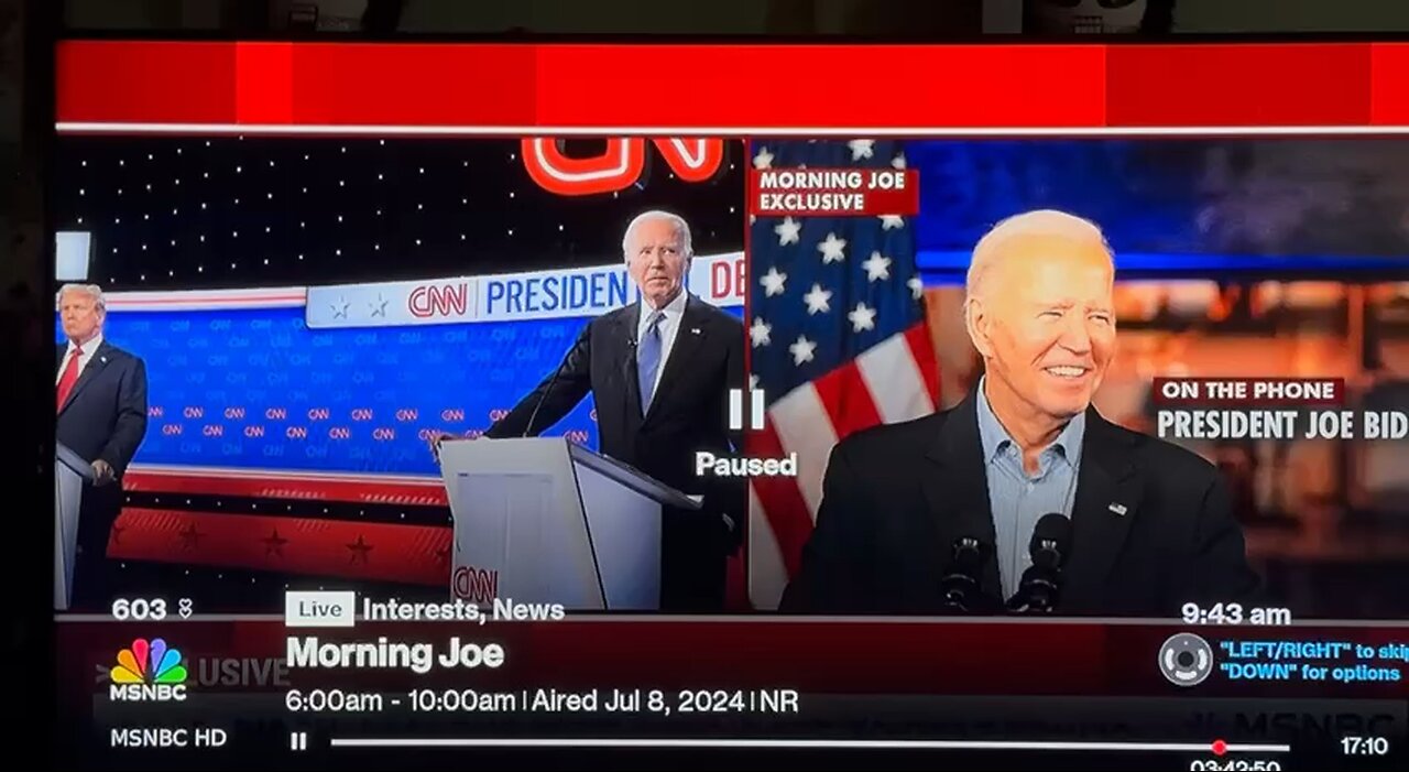 Angry Joe calls morning Mika