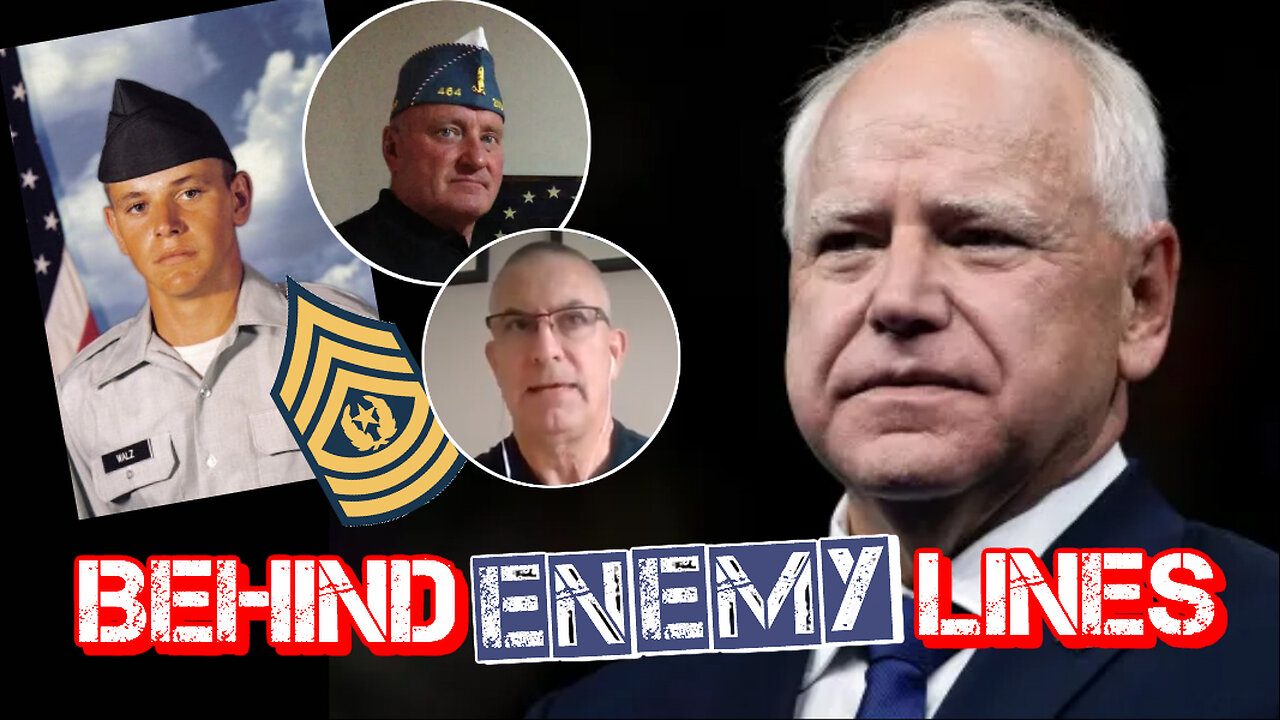 Behind Enemy Lines | Retired CSM Explains The Controversy Surrounding Tim Walz's MIlitary Record