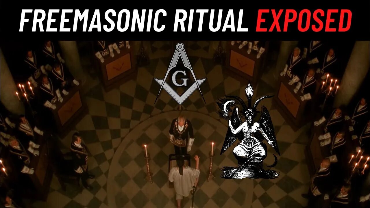 This Movie Shows EXACTLY What A FREEMASONIC RITUAL Looks Like...