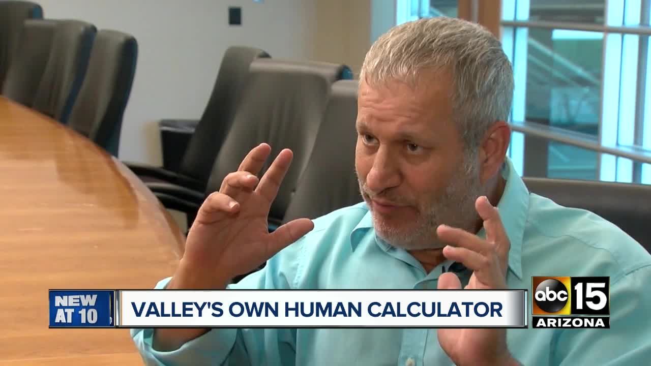 Arizona man dubbed the 'human calculator' plans to start a "Counting Bee"