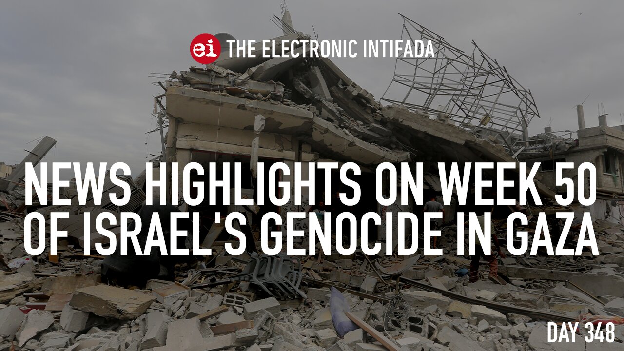 News highlights on week 50 of Israel's genocide in Gaza, with Nora Barrows-Friedman