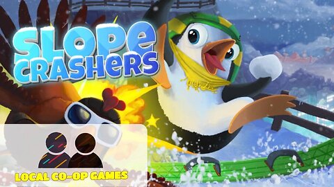 Slopecrashers - Learn How to Play Splitscreen (Gameplay)