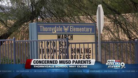 Marana Unified School District to discuss possible closure of elementary school