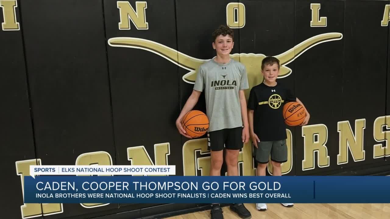 Caden and Cooper Thompson represent Inola