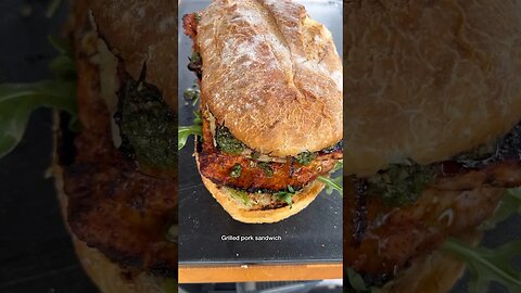 Pork loaded sandwich