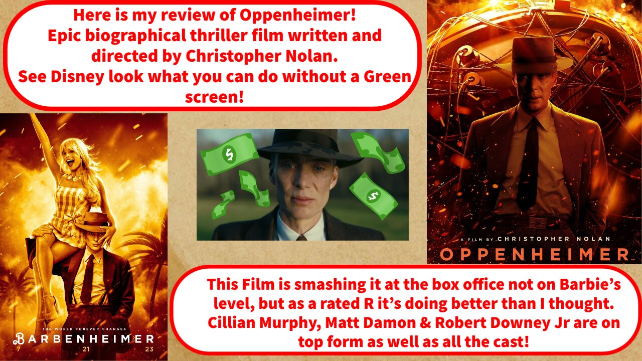 Here is my review of Oppenheimer! Epic biographical thriller