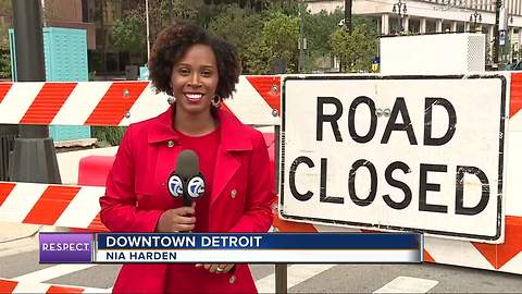 Road closures ahead of busy Thursday evening in downtown Detroit