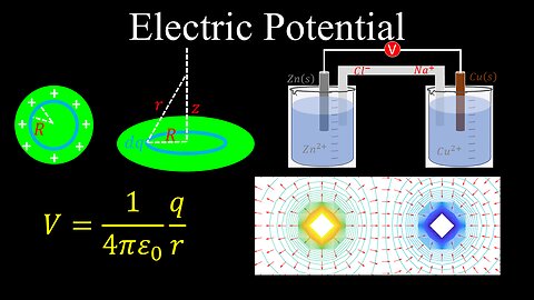 Electric Potential, Charge Distributions, Equipotential Lines, Examples - Physics