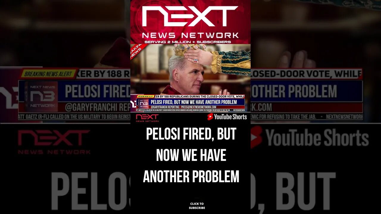 Pelosi Fired, but Now We Have Another Problem #shorts