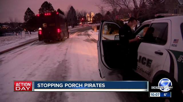 Police patrols check on holiday deliveries to combat Colorado porch pirates