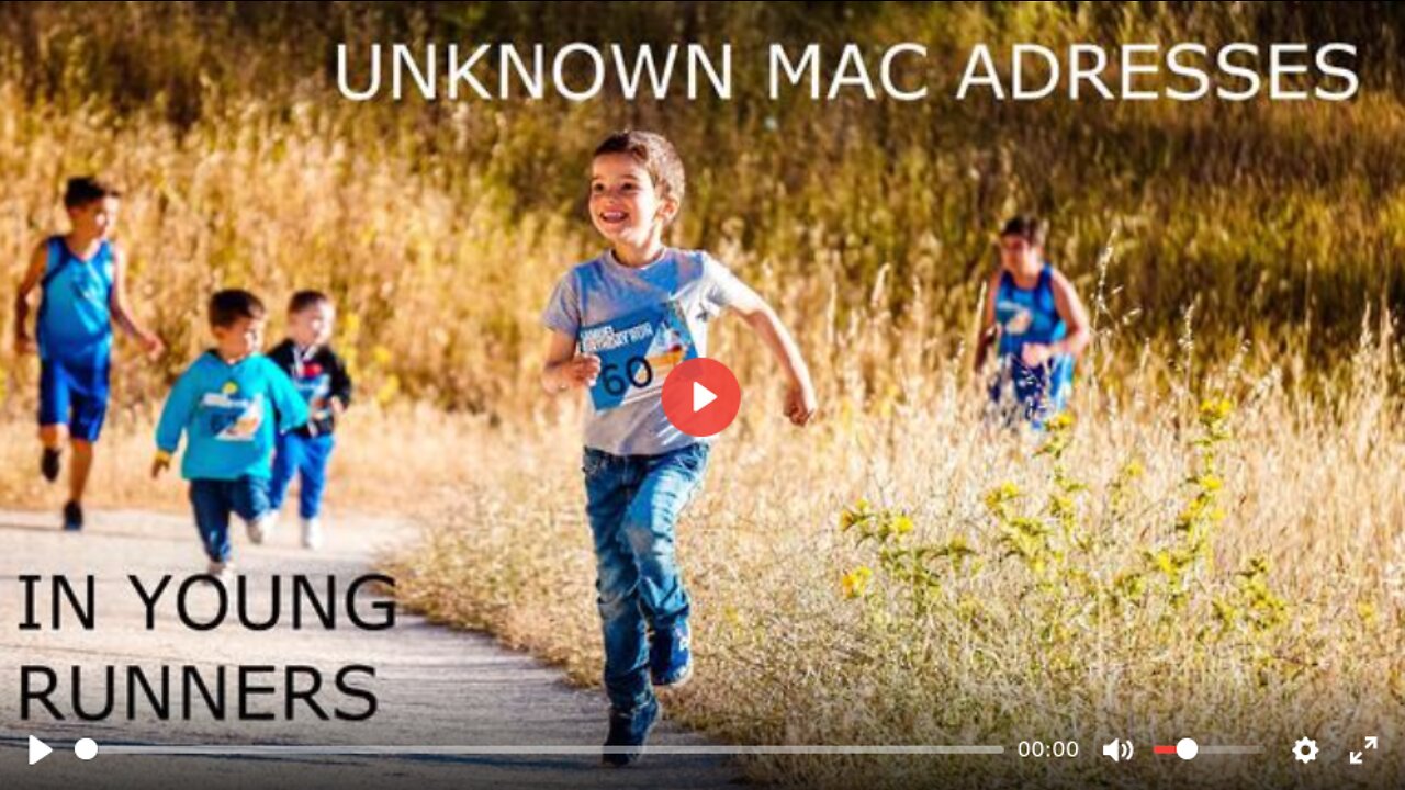 UNKNOWN MAC ADRESSES IN YOUNG RUNNERS