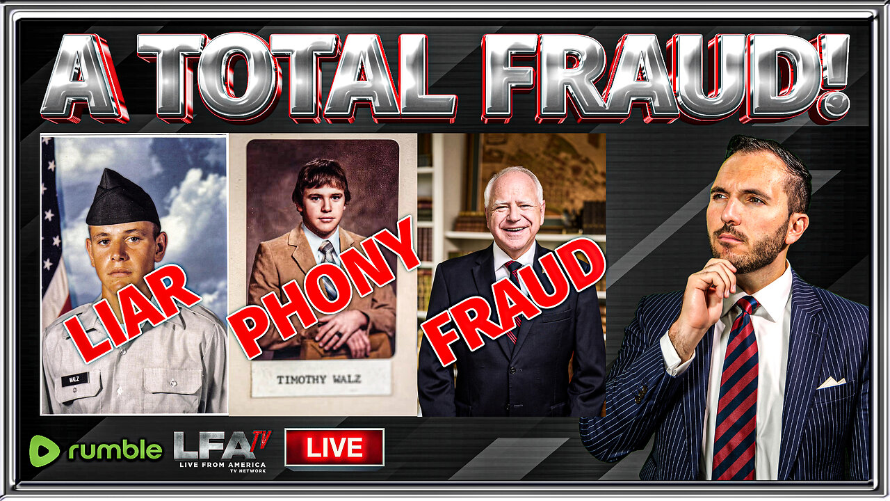 WHO IS TIM WALZ: BEHIND THE FRAUD | UNAFRAID 8/27/24 10am