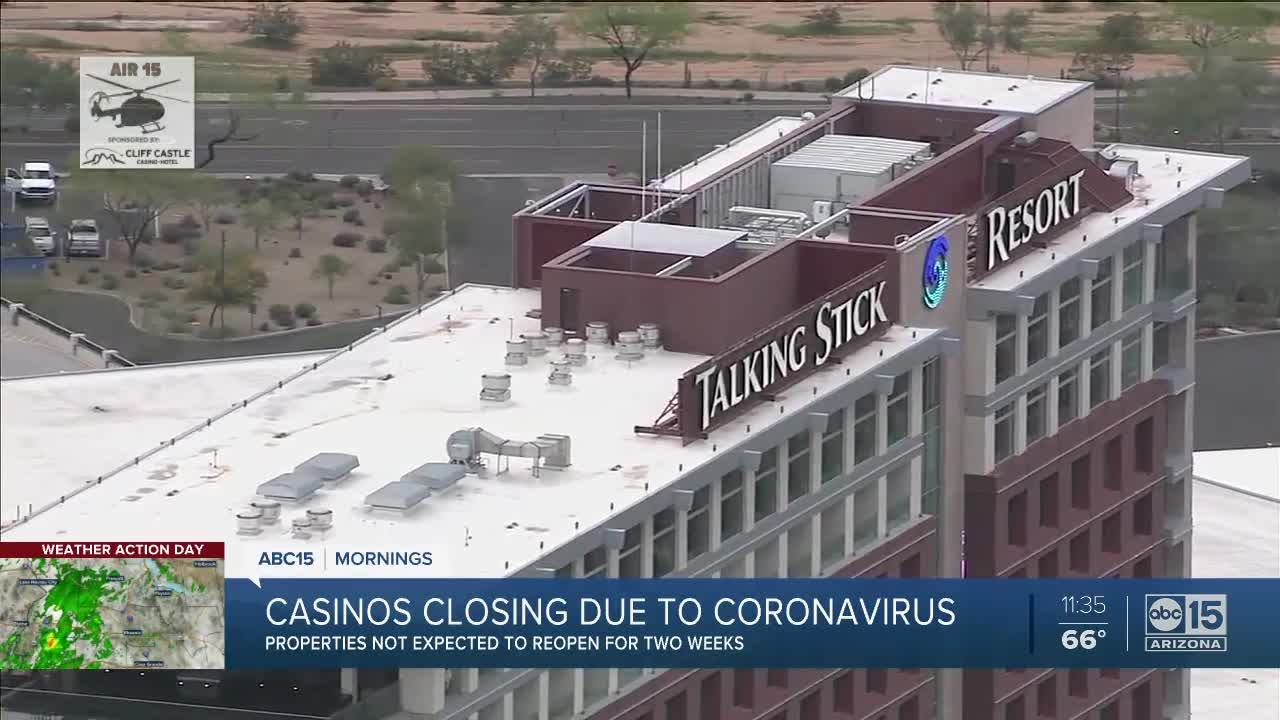 Casinos shutting down in wake of coronavirus pandemic