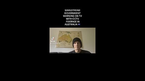 Mainstream Government Warning On TV With CCTV Footage In Australia 🇦🇺