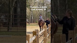 Our 2 year old just started riding🥰#toddlers #horseriding #farmlife #fy #fyp #love #happy