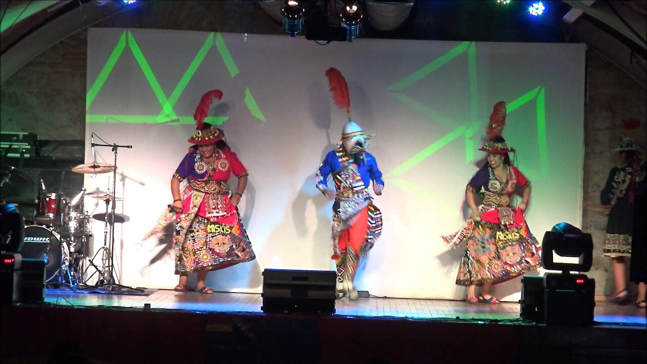 Bolivian dance music festival in santiago, Chile