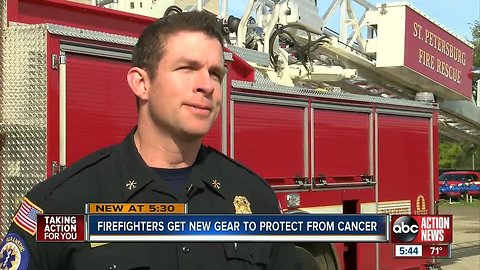 St. Pete Firefighters using new gear and procedures to battle cancer from smoke and ash