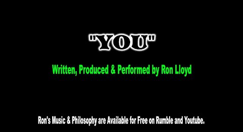 Ron Lloyd- "You" (A Love Song)