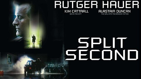 SPLIT SECOND 1992 Futuristic London Cop Hunts a Non-Human Serial Killer FULL MOVIE HD & W/S