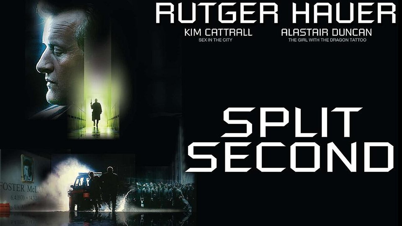 SPLIT SECOND 1992 Futuristic London Cop Hunts a Non-Human Serial Killer FULL MOVIE HD & W/S