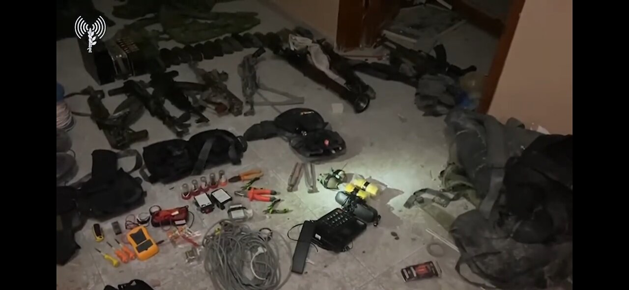 Israel attack dog underground.