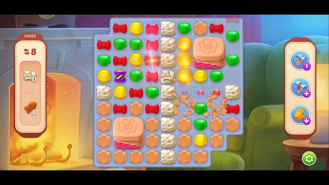 Playrix Homescapes Gameplay Walkthrough Level 11495