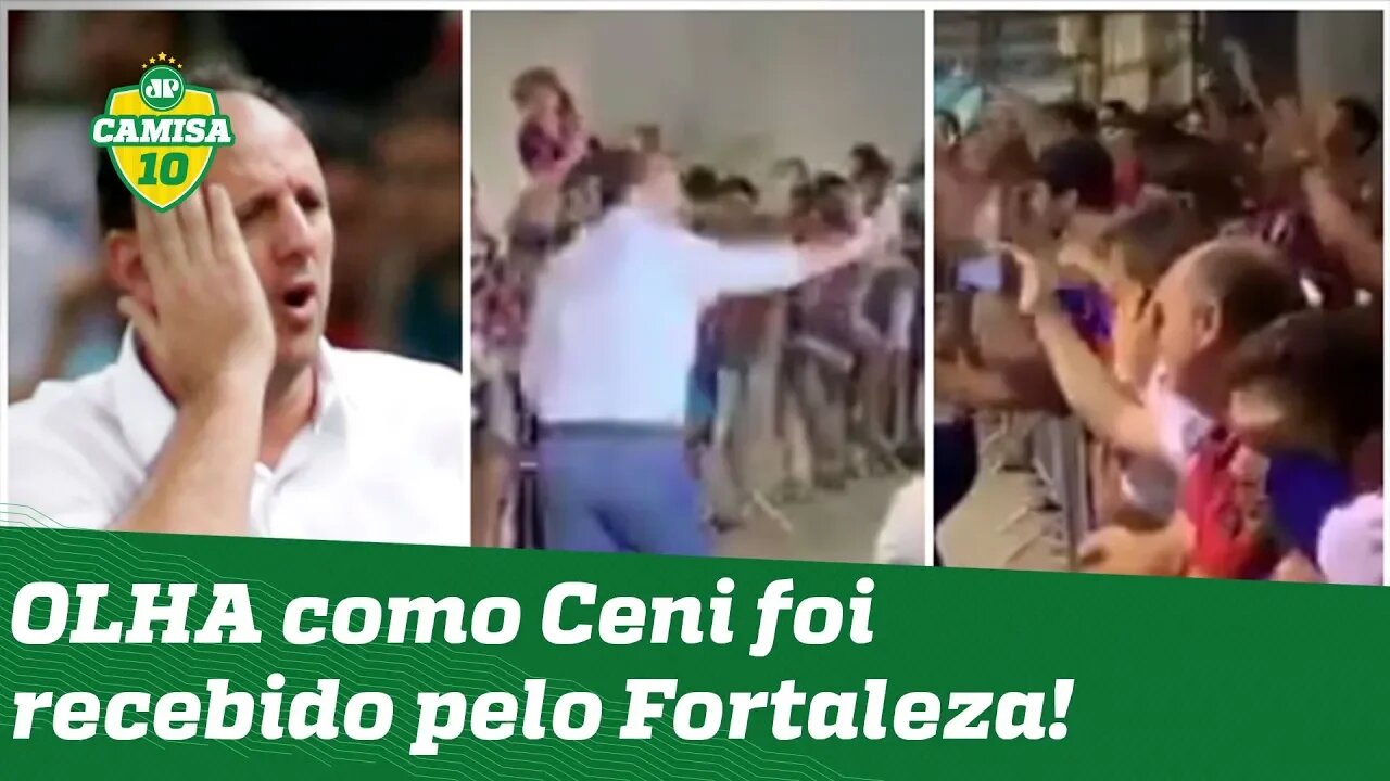 Cruzeiro? Já era! OLHA como Rogério Ceni foi recebido pela torcida na VOLTA ao Fortaleza!