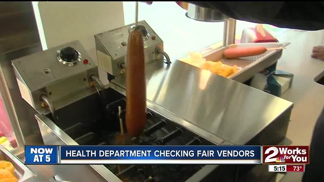 Health Department checks out fair vendors