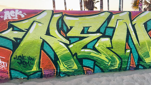 Venice Beach Graffiti Walls - January 2024 Compilation