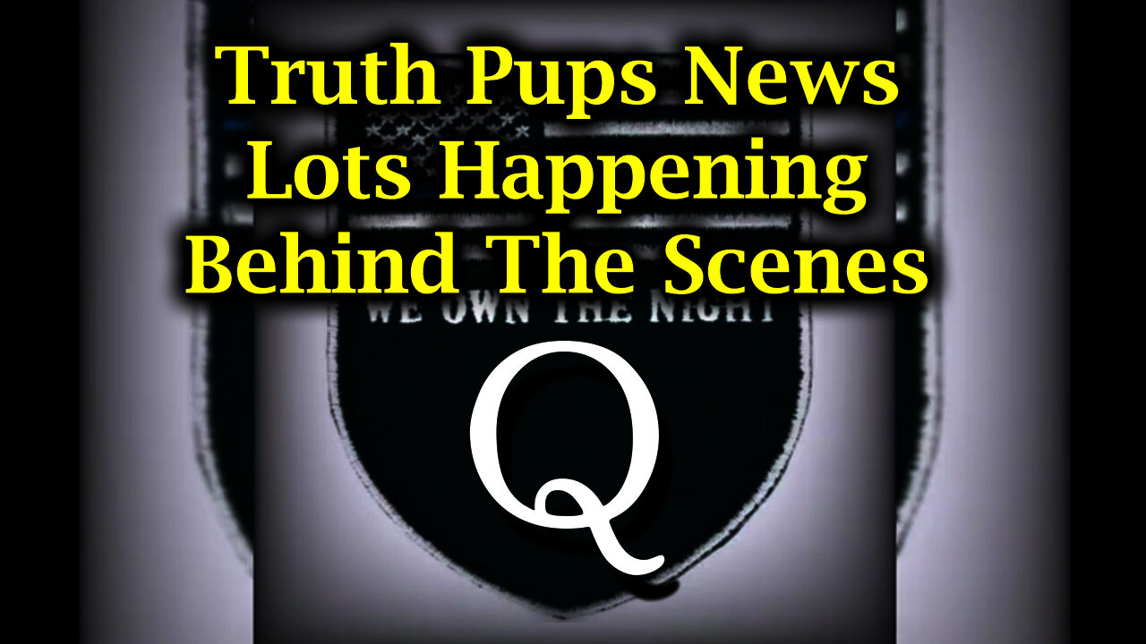 TRUTH PUPS NEWS Lots Happening Behind The Scenes