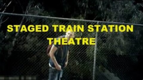 Gang Stalking Street Theatre on a Train in Australia Using Crisis Actors