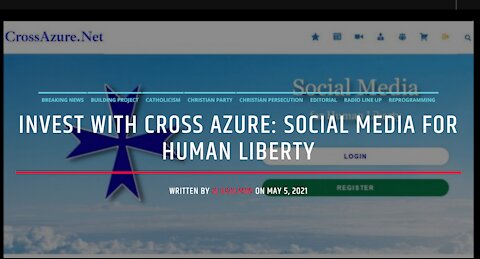 Invest With Cross Azure: Social Media For Human Liberty