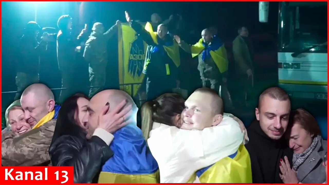 Joy, tears, pride - "Welcome to your home" - this is how the freed Ukrainian prisoners were welcomed